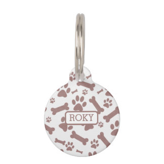 Custom Dog ID Tags with Name and Contact Info
