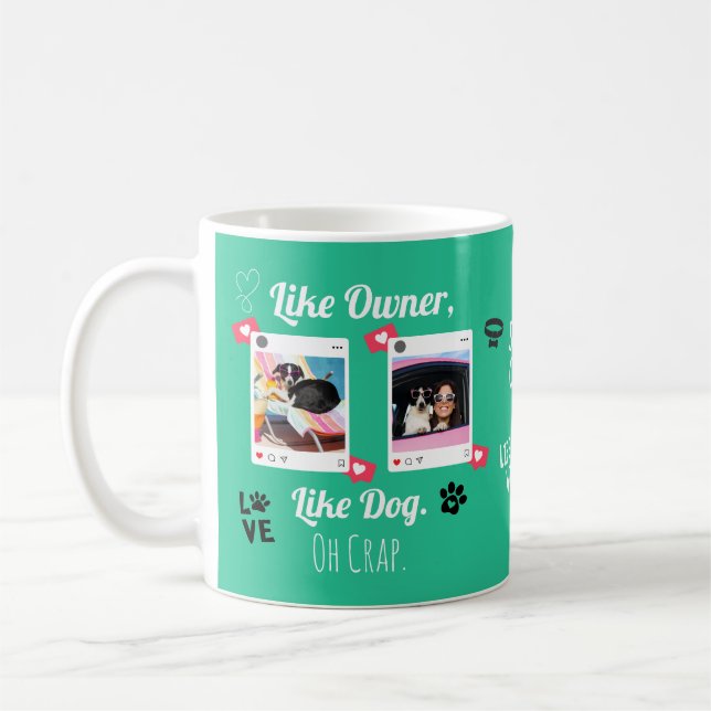 Custom Dog Lover Mug | Personalised Pet Photo Gift (Left)