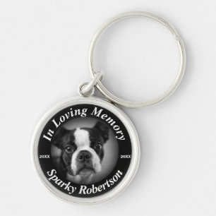 Custom Dog Memorial Key Ring