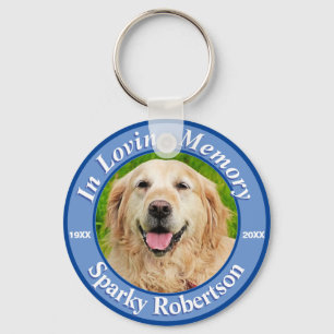 Custom Dog Memorial Key Ring