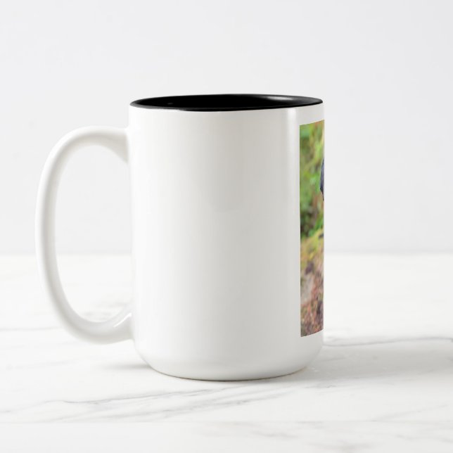 Custom Dog Mug-The Perfect Last-Minute Gift! Two-Tone Coffee Mug (Left)