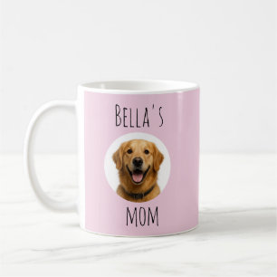 Custom Dog Mum Photo & Name Design Coffee Mug