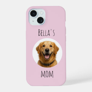 Custom Dog Mum Photo & Name Design iPhone 15 Case