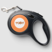 Custom Dog Name Retractable Dog Leash 
