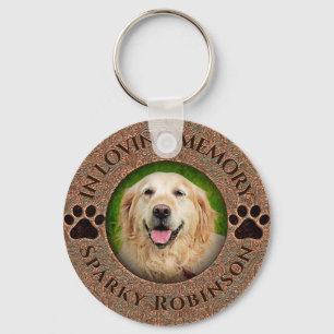 Custom Dog or Cat Memorial Keepsake Key Ring