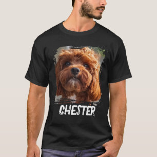 Custom Dog or Cat Photo + Name for Pet Lovers T-Shirt