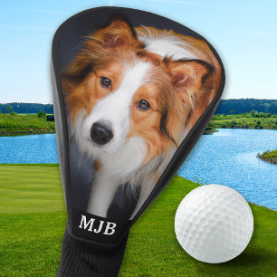 Custom Dog Pet Photo Modern Cute Personalised Golf Head Cover