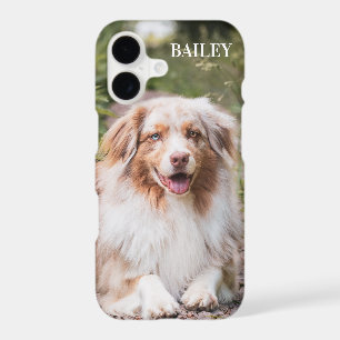 Custom Dog Photo and Name Personalised Pet