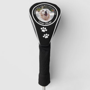 Custom Dog Photo Best Mum Black White Golf Head Cover