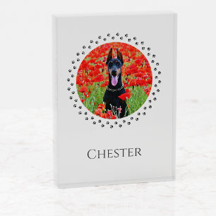 Custom Dog Photo Block - Personalised Pet Gift