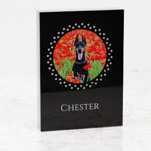 Custom Dog Photo Block - Personalised Pet Gift