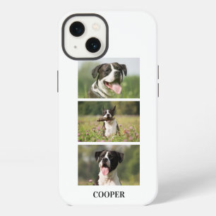 Custom Dog Photo Collage Monogram Personalised iPhone 13 Case