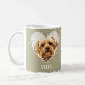 Custom Dog Photo, Custom name Dog, Dog lover gift Coffee Mug