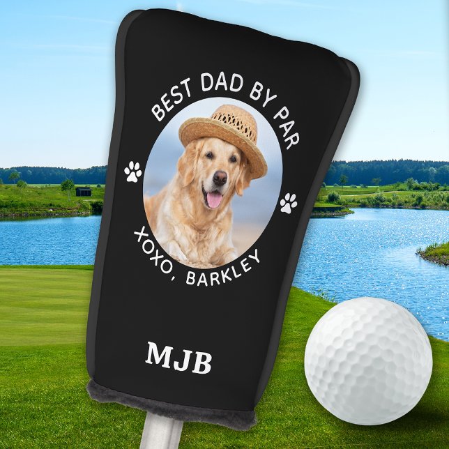 Custom Dog Photo Cute Personalised Monogram Putter Golf Head Cover (Creator Uploaded)