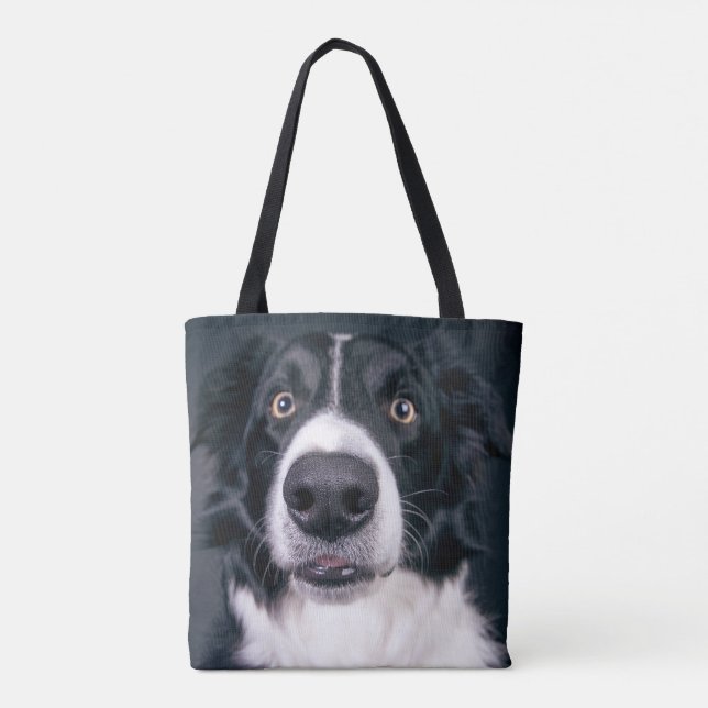 Custom Dog Photo Double Sided Tote (Back)