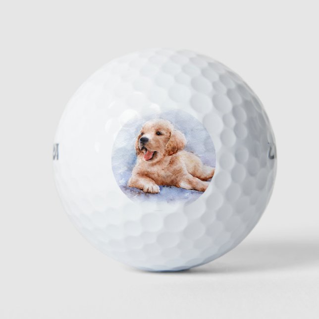 Custom Dog Photo  Golf Balls (Front)