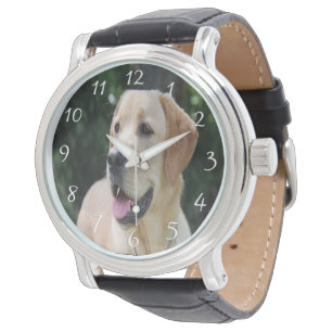 Custom Dog Photo Leather Watch