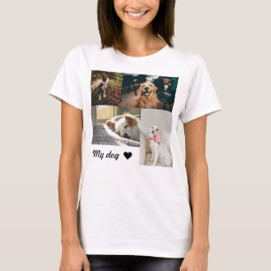 Custom Dog Photo Memorial Photo T-Shirt 