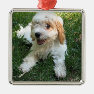 Custom Dog Photo Metal Tree Decoration