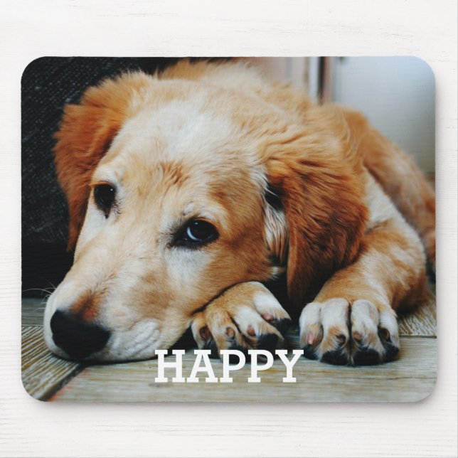 Custom Dog Photo Mouse Mat (Front)
