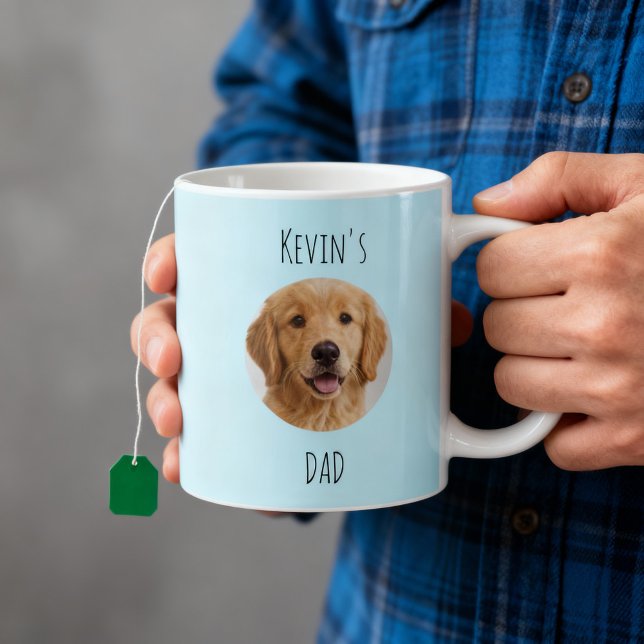 Custom Dog Photo Mug | Personalised Pet Dad Gift (Creator Uploaded)