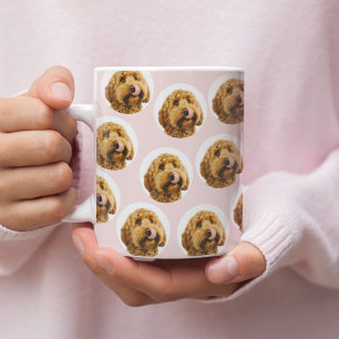 Custom Dog Photo Mug   Personalised Pet Face Gift 