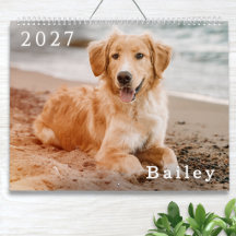 Custom Dog Photo Pet Lover Simple Template 2027
