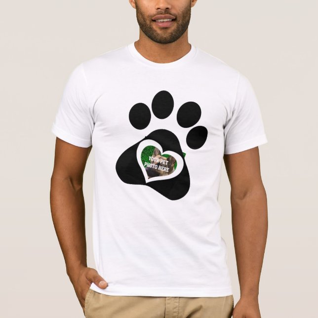 Custom Dog Photo Tee - Personalised Pet Gift (Front)