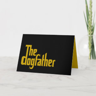 Custom Dog Photo The Dogfather Father's Day gift  Card