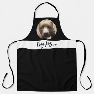 Custom Dog Photo Womens Kitchen Apron