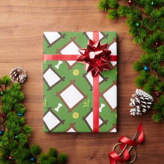 Custom Dog Photo Wrapping Paper