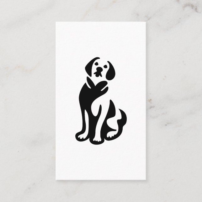 Custom Dog Sitting Business Cards (Front)