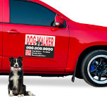 Custom Dog Walker Car Magnet<br><div class="desc">Stand out on the road with our Custom Dog Walker Car Magnet! Designed for dog walking service owners who want to showcase their passion and professionalism, this eye-catching magnet offers a fun yet bold way to promote your business. Crafted from durable materials, it adheres easily to your vehicle and is...</div>