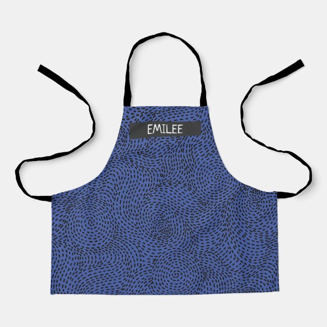 Custom Doodle All-Over Print Apron (Front)