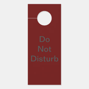 Custom Door Hanger Privacy Sign Gift