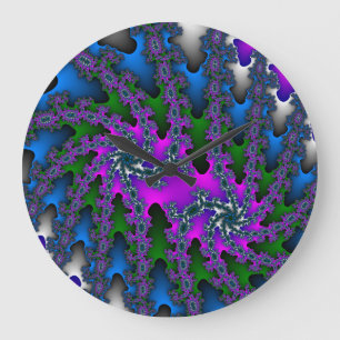 Custom Double Burst Wall Clock