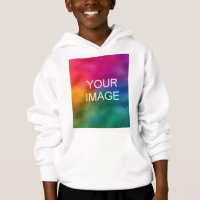 Custom Double Side Add Image White Template Boys