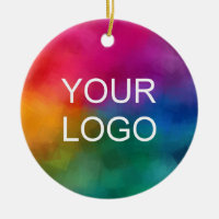 Custom Double Sided Business Company Logo Circle