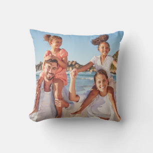 Custom Double Sided Family Photo Cushion