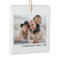 Custom Double Sided Family Two Photo Christmas