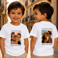 Custom Double Sided Photo and Text