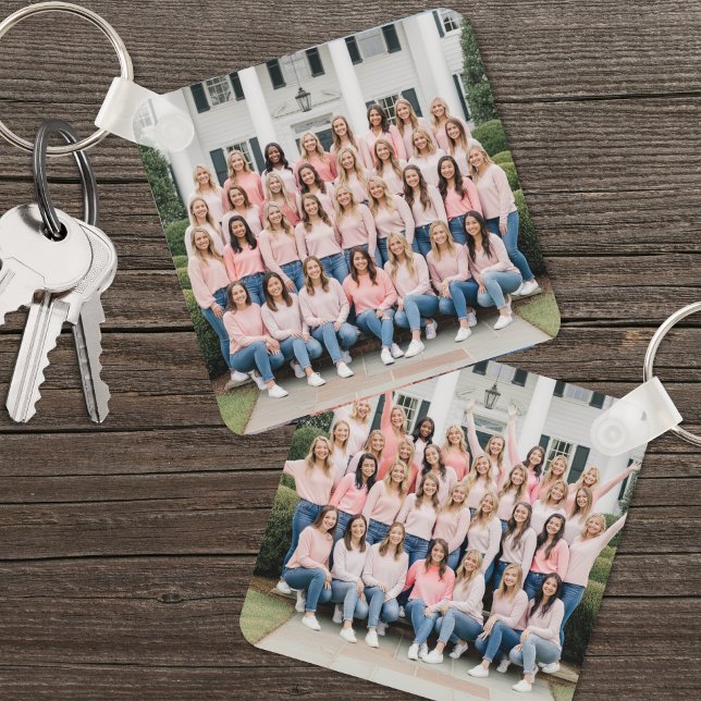 Custom Double Sided Two Photo Key Ring (Custom Double Sided Two Photo keychain)
