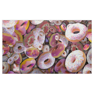 Custom Doughnut Shop Fabric by the Yard - Whimsica