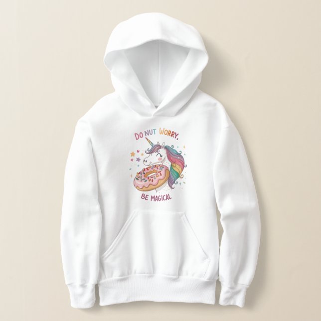 Custom "Doughnut Worry, Be Magical" Unicorn Doughn (Laydown)