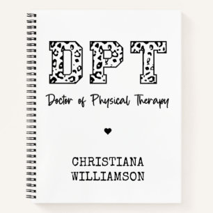 Custom DPT Doctor of Physical Therapy  Notebook