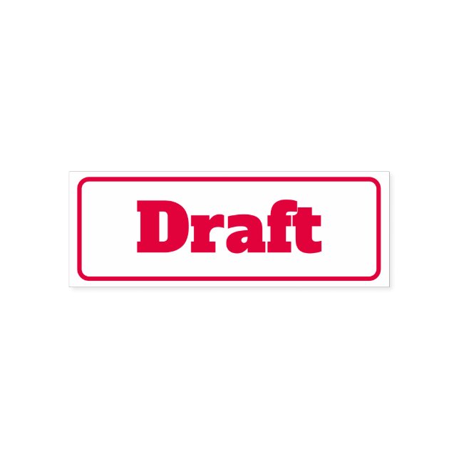 Custom Draft Office Document Stamp (Design)