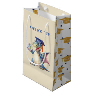 Custom Dragon Kindergarten Graduate Small Gift Bag
