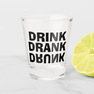 Custom Drink Drank Drunk Party Shot Glasses