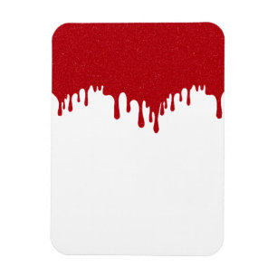Custom Dripping Red Magnet – Bold & Clean Look