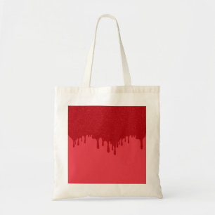 Custom Dripping Tomato Red Tote Bag